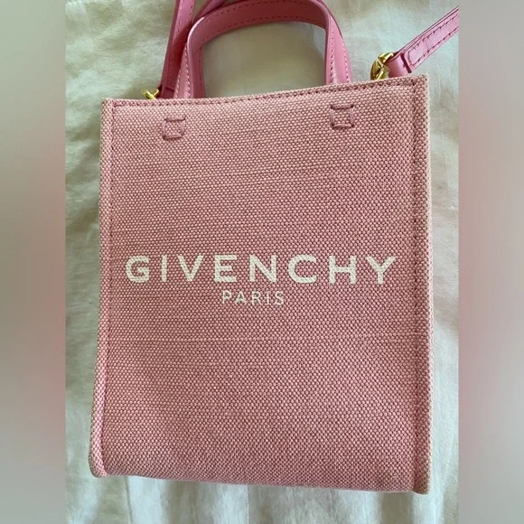 ✨Authentic Givenchy Mini Canvas Tote in Pink✨ - Picture 3 of 16